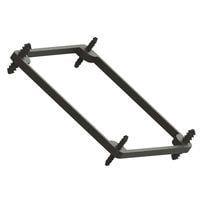 Essentra Components FMPT-92 Mounting Hardware Fan Mount,Black,92MM