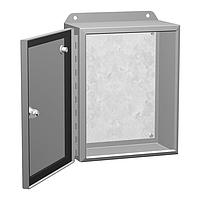 Hammond Manufacturing EJ1486LG Junction Boxes Eclipse Junior encl w/ panel - 14 x 8 x 6 - Steel/Lt Gray - N4,12