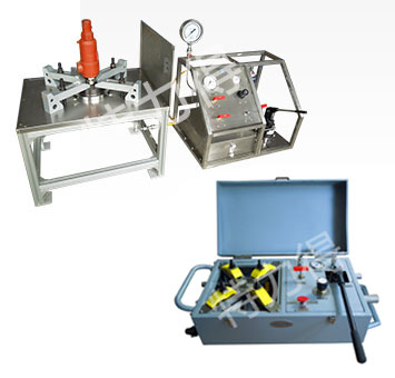 Industrial pressure testing equipment for controlled leak and pressure verification