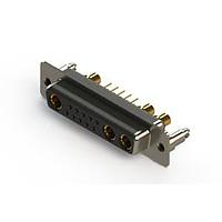 EDAC 628-13W3224-4TD Mixed Contact D-Sub Connectors Vertical Combo Dsub