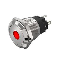 EAO 82-5151.0213 Panel Mount Indicators / Switch Indicators 82-5151.0213.indicator.-.19 mm.stainless steel.flush/flat.point.red.12 V.soldering terminal