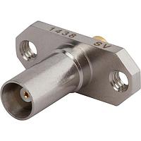 Amphenol SV Microwave SF8934-6006 Cable Connectors BMZ Female Flange Mount Connector, 2 Hole,  for .085 Cable