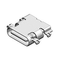 JAE Electronics DX07B024JJ3R1600 USB Type C Connectors DX07 Lower Profile Mid-Mount Receptacle
