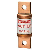 Mersen A6T150 Fast Acting Class T Fuses Fuse,Class T,Fast Acting,200kA AC,100kA DC,600VAC/300VDC,150A