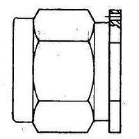 Amphenol SV Microwave M39012/56-3025 RF MIL Spec Connectors SMA R/A Plug Crimp for RG178/196 Cable