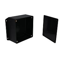 Bud Industries CUR-3282-MB Utility Utilibox Style A Utility Box, Flanges and Recessed Cover (4.6 X 4.6 X 2.4 In)