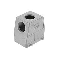 HARTING 19200320597 Headers & Wire Housings 32A Hood Side Entry, Double Lever, High Construction, M32 (top) + M32 (side)