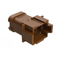 Amphenol SINE Systems AT04-08PD-EC01 Connectors 8P RECEP W/ END CAP KEY POSITION D