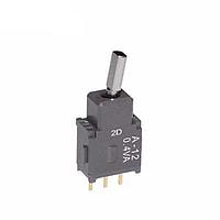 NKK Switches A12HP Process Sealed Subminiature Toggles SP ON-NONE-ON .248 FLAT STRT PC