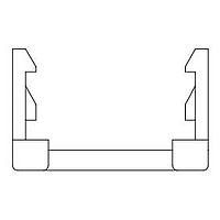 Kycon SRX09-BLK Strain Relief SR RLF 9 POS BLK