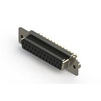 EDAC 628-M25-322-BN2 D-Sub Connectors - Standard Density Vertical Machined D-Sub Connector