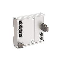 HARTING 24020061200 Unmanaged Ethernet Switches Ha-VIS eCon 2061BT-AF - unmanaged switch with 6 RJ45, 1 SC Duplex SM Fiber, (extended temp. range)