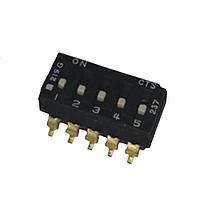 CTS Electronic Components 219G-2ESF DIP Switches 2 pos ext height actuator ship at off pos SMD DIP with gold term