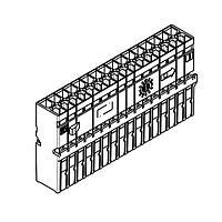 AMP Connectors - TE Connectivity 1326227-1 Connector Housing 32WAY LAC RECEPT CARRIER H
