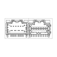 Molex 34708-4014 Headers STAC64 RAHDR 4BAY 76Ckt08A-20C-20B-10A