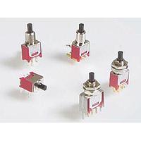 E-Switch 800SP9B5M1REHC2BLK Pushbutton Switches SPST OFF-(ON) PB BLK