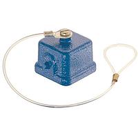 HARTING 09360035409 Cover 3A Ex Cover for Cable to Cable Hood w/ lanyard, for female insert