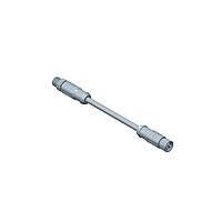 Amphenol LTW M8AS03ML-ASFL-SD004 Sensor Cables / Actuator Cables M Series Sensor Connector, Guided M8, Metal, 3A, 03 pins, Male Connector, Male Contact, Straight-to-Straight, Screw Thread, Overmolded Double Ended, Length 4000mm, IP67