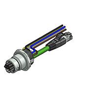 Amphenol CONEC 57-02639 Ethernet Cables / Networking Cables ENP-17-1-FSPBU4PEDST4-V3-45S-RS8.33-0,5/0,5/G6/150/034