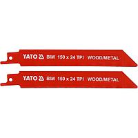 YATO YT-33932 Sabre Saw Blades Bim (24TPI, 150mm)