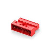 AMP Connectors - TE Connectivity 4-647000-2 Plug Assembly 12P MTA100 PSTD CON ASY LF WHT W/RD STRP