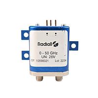 Radiall R577362005 Coaxial Switches DPDT Ramses SMA 3GHz Latching Self-cut-off Indicators 12Vdc Diodes D-sub connector with bracket