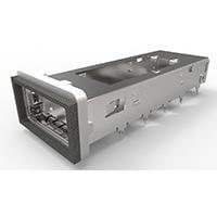 AMP Connectors - TE Connectivity 2274085-1 I/O Connectors Cage Assy 1x1 Behind Bezel Gasket QSFP28