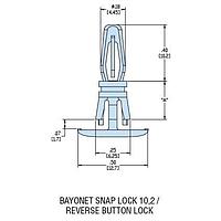 Heyco 10387 PCB Support HLCBSC6-04 NATURAL NYL PCB Support