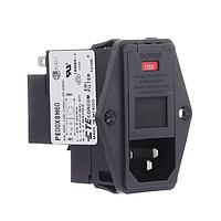 AMP Connectors - TE Connectivity PE00XSH60 Inlets 6A SINGLE FUSE HORIZONTAL MOUNT
