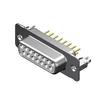 Molex / FCT 173109-2100 D-Sub Connectors - Standard Density FCT DSUB STR PC RCPT 25 PN W/SNAPIN