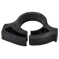 HellermannTyton SNP7GHS0C2 Conduit Clips Snapper Hose Clamp, 0.46 - 0.55" Bundle Diameter, PA66GF13, Black, 100/pkg