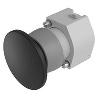 EAO 704.070.0 LED Mushroom-head pushbutton-actuator grey/black D29 mom