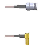 Amphenol Custom Cable Q-2402S000H012i RF Cable Assemblies N-SJ/SMA-RJB G142 12I