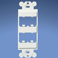 Panduit CFPE10WH-2G Vertical Faceplate Faceplate 10 Port Double Gang Executi