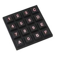 Grayhill 84BLN-BB1-014DN Keypads Keypad,4x4, backlit, orange, mounting nuts