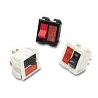Carling Technologies TLGG-DR-TA201-TB-B/250N Rocker Switches RED NEON 250V ROCKER