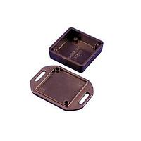Hammond Manufacturing 1551QFLBK Flanged Enclosure Miniature/FlangedLid 1.58x1.58x.59" Black