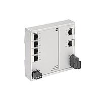 HARTING 24024061100 Unmanaged Ethernet Switches Ha-VIS eCon 2061GBT-AD - unmanaged switch with 6 Gigabit RJ45, 1 SC Duplex MM Fiber, (extended temp. range)