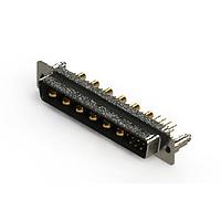 EDAC 627-13W6224-2T5 Mixed Contact D-Sub Connectors Vertical Combo Dsub