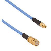 Amphenol SV Microwave FSSMPS-047-FSSMP-060 RF Cable Assemblies SMPS Straight F  SMP Straight F 6"Cable