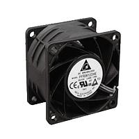 Delta Electronics, Inc. PFR0612XHE-R00 Axial DC Axial Fan, 60x38mm, 12VDC, Locking Speed Sensor