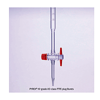 Pyrex Py.3295.22 Hi-grade AS-class PTFE Plug Buret (10ml)