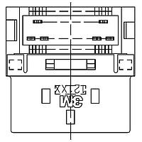 3M Electronic Solutions Division 12150-3000FR Micro-D D-Sub Connectors 12150-3000FR 50/SDR/RC/WMPLUG/GF