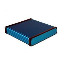 Hammond Manufacturing 1455R1601BU PC Board Metal End Panel/Blue 6.30 x 1.20 x 6.50"