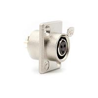 Io Audio Technologies IO-TXLR3-F-JLX XLR Connectors 3-Pin Tiny XLR Chassis Connector, Female, Nickel Housing, Solder Cups