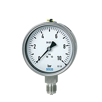 WIKA 232.50.160 Pressure Gauges (25 Bar,dial 160)