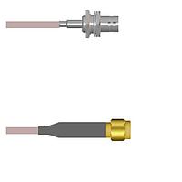 Amphenol Custom Cable Q-040680005009i RF Cable Assemblies BNC-SJB/SMA-SP G316 9I