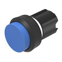 EAO 45-2131.1260.000 Switch Actuators Pushbutton actuator blue lens raised above bezel momentary front/housing plastic