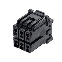 Molex 212209-2061 Receptacle Housing CP3.3 Rcp Hsg 3.30mm DR PsLck GW 6Ckt Bl
