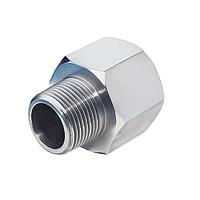 OMEGA PA-17 Stainless Steel Adaptors for NPT Threads (7/16 in, SAE/MS Male, 1/4 in, VCO Body, NPT Male)